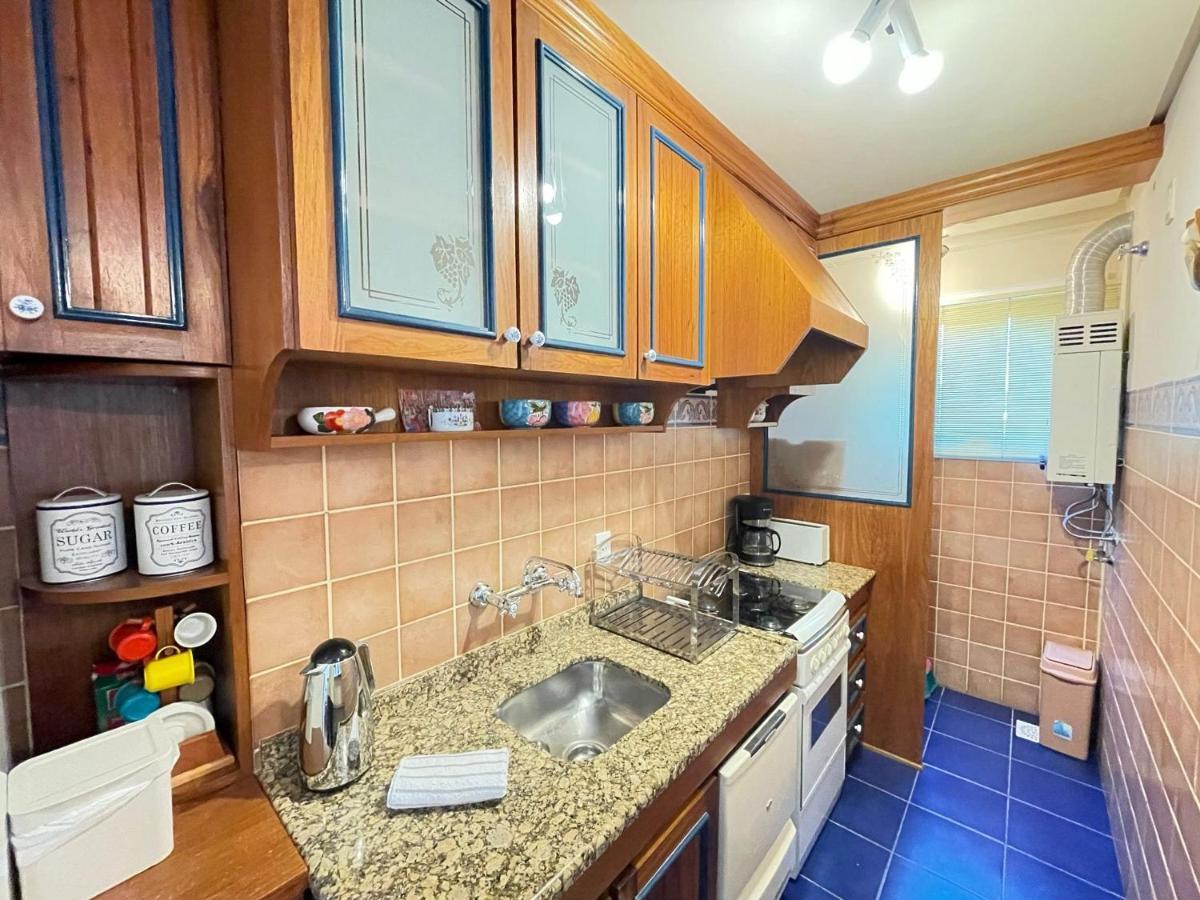 Apartamento No Centro De Gramado 200 Metros Da Rua Coberta Lejlighed Eksteriør billede